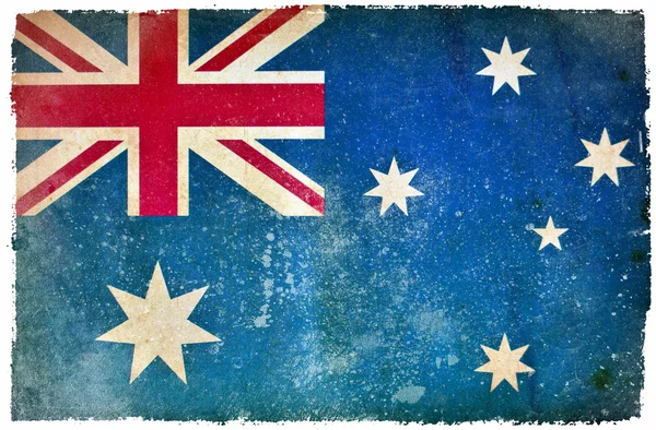 Αυστραλία grunge σημαία — Φωτογραφία Αρχείου