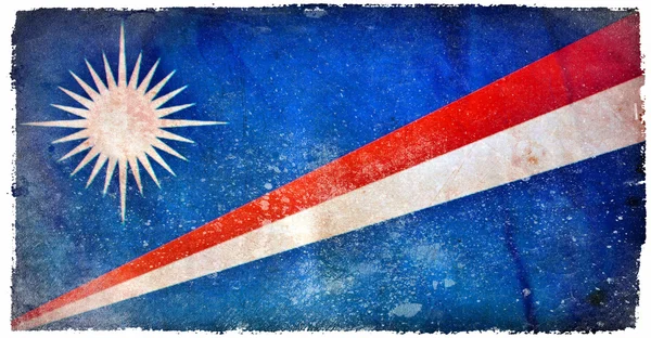 Marshall-szigetek grunge zászló — Stock Fotó