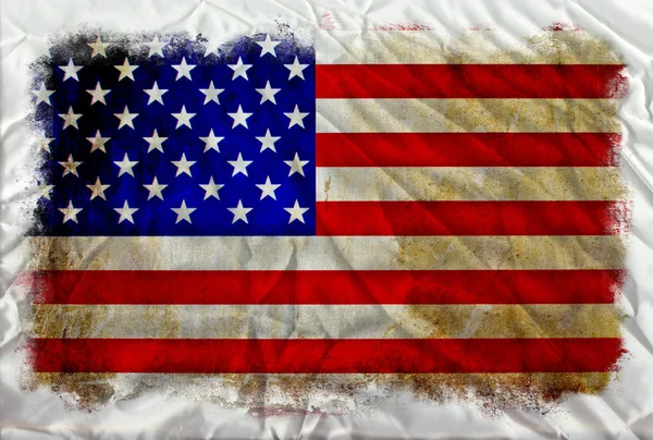 Bandera Vintage USA — Foto de Stock