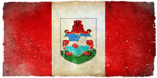 Bermuda grunge bayrağı — Stok fotoğraf
