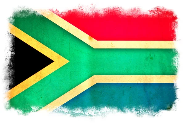Zuid-Afrika grunge vlag — Stockfoto