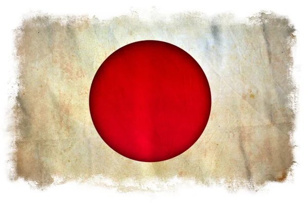 Japão bandeira grunge — Fotografia de Stock