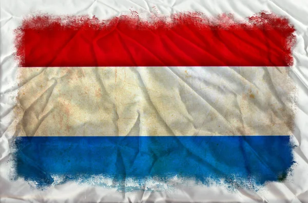 Holland grunge zászló — Stock Fotó