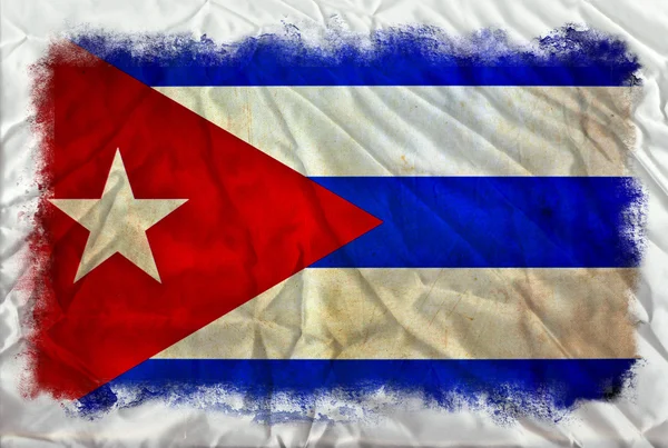 キューバ グランジ フラグ — ストック写真