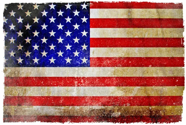 Vintage USA flag — Stock Photo, Image