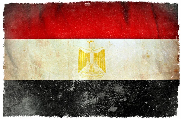 Прапор Єгипту гранж — стокове фото