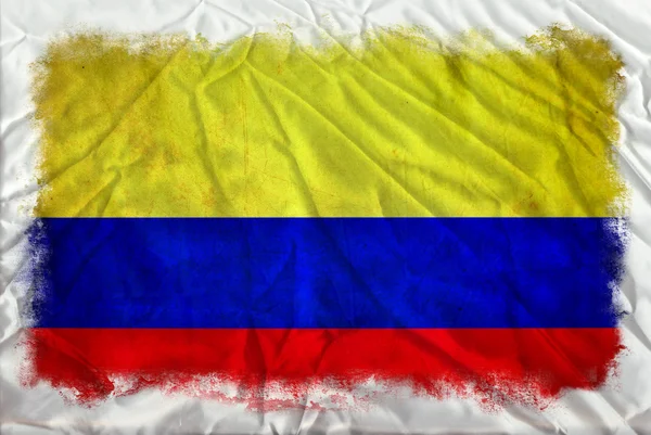 Columbia grunge vlajka — Stock fotografie