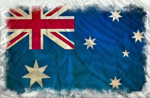 Bandera grunge de Australia — Foto de Stock