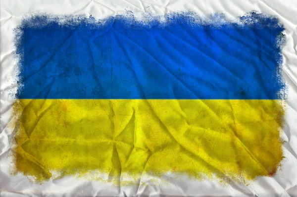 ウクライナ グランジ フラグ — ストック写真