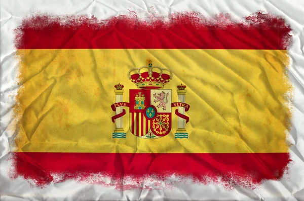 Grunge σημαία της Ισπανίας — Φωτογραφία Αρχείου