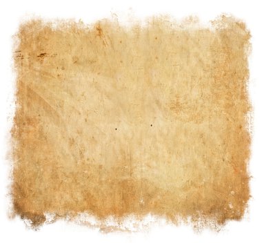 Vintage paper background isolated clipart