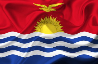 Kiribati dalgalanan bayrak