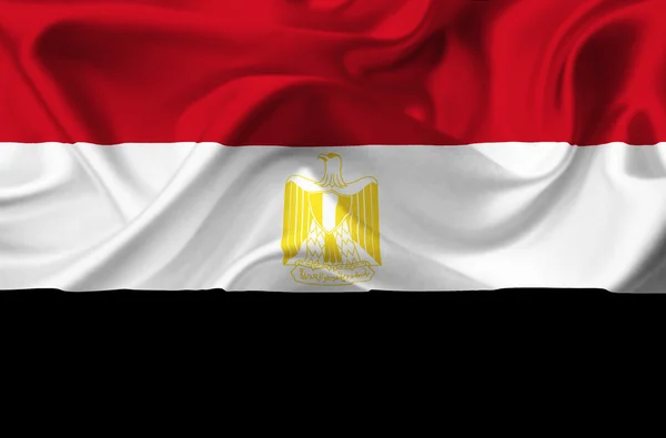 Egypte wuivende vlag — Stockfoto