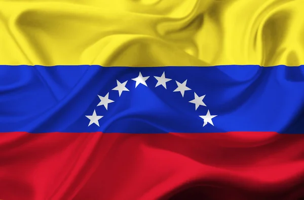Venezuela viftande flagga — Stockfoto