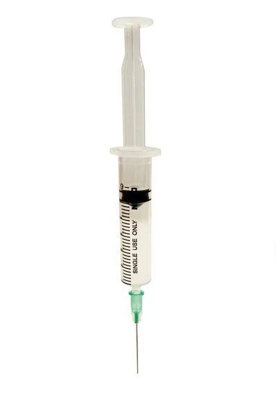 Syringe isolated on white background — Stock Photo, Image