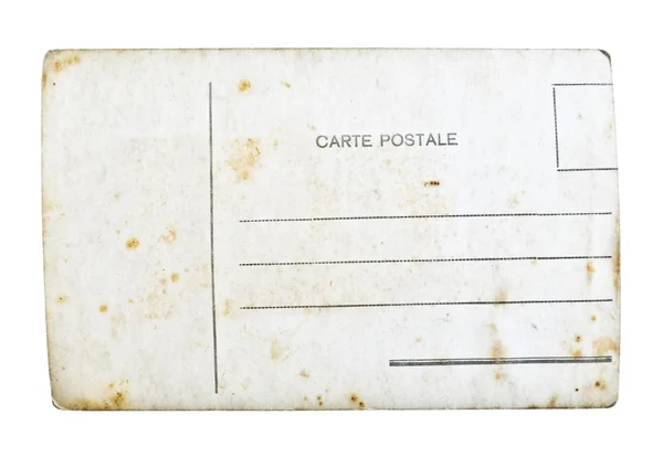 Stary pusta kartka pocztowa — Zdjęcie stockowe