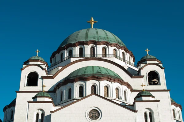 Kathedraal van Sint sava in Belgrado Servië — Stockfoto