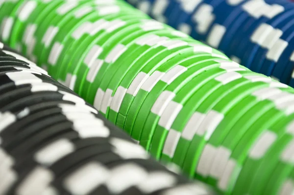 Casino gokken chips achtergrond — Stockfoto