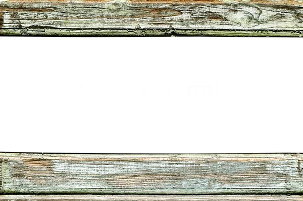 Trä plankor ram bakgrunden — Stockfoto