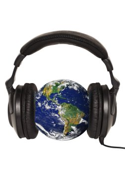 Planet earth ile kulaklık - dünya müzik konsepti