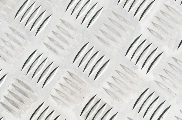Diamond steel texture close-up — Stock Photo, Image