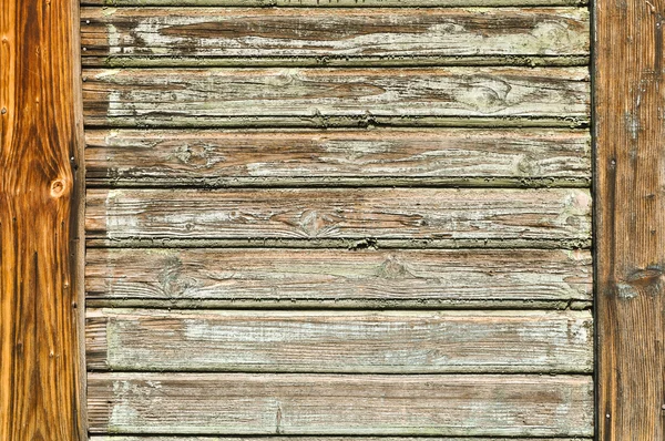Hnědý dřevěný rám textury pozadí — Stock fotografie