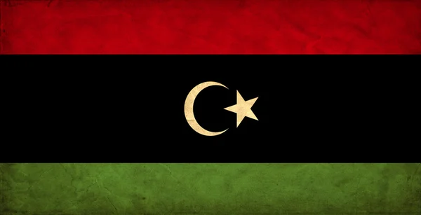 Flaga ilustracja Libii — Zdjęcie stockowe