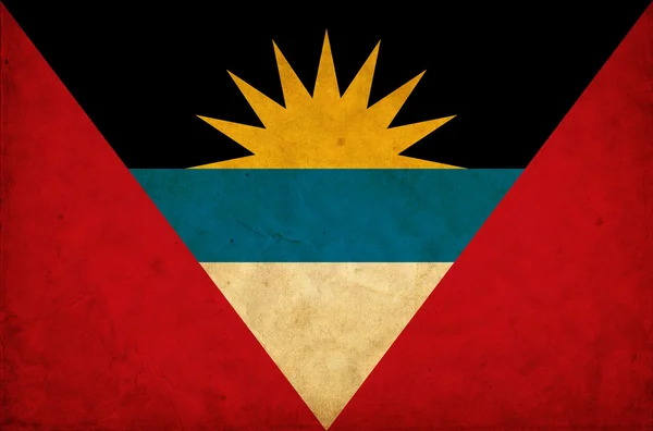 stock image Antigua and Barbuda grunge flag