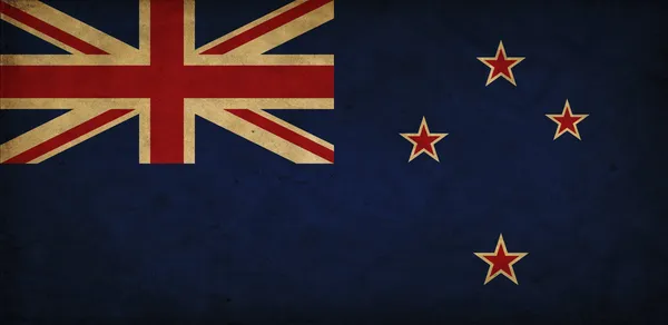 Neuseeländische Grunge-Flagge — Stockfoto