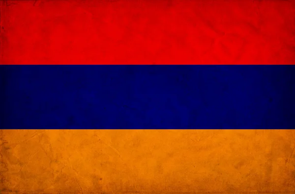 stock image Armenia grunge flag