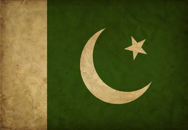 Bandera grunge de Pakistán —  Fotos de Stock