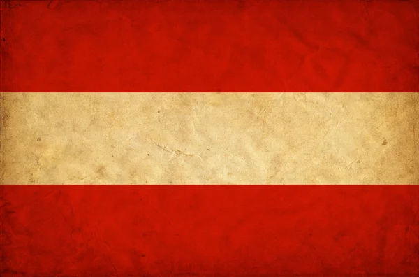 奥地利 grunge 旗 — 图库照片