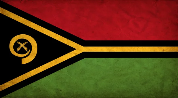 Bandera grunge Vanuatu — Foto de Stock