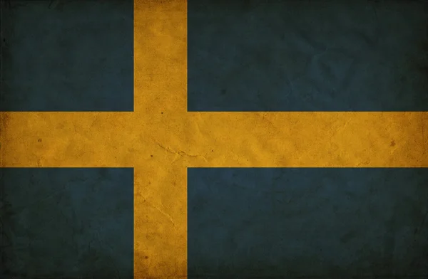 Sweden grunge flag — Stock Photo, Image