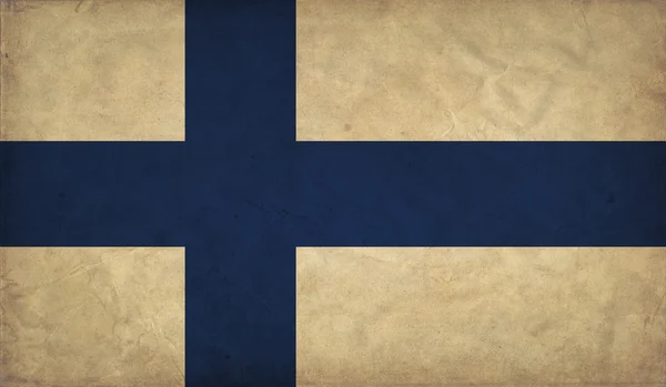 stock image Finland grunge flag