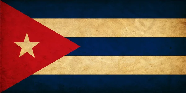 Kuba grunge vlajka — Stock fotografie