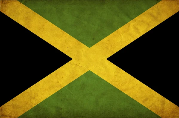 Jamaica grunge zászló — Stock Fotó