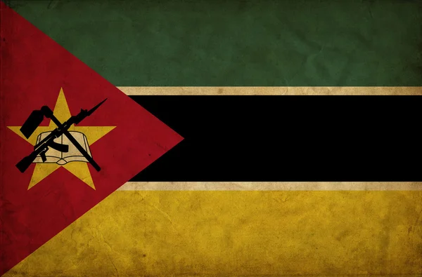 Mozambique grunge flag — Stock Photo, Image