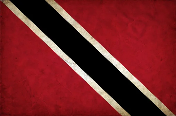 Тринідад і Тобаго рубають прапор — стокове фото