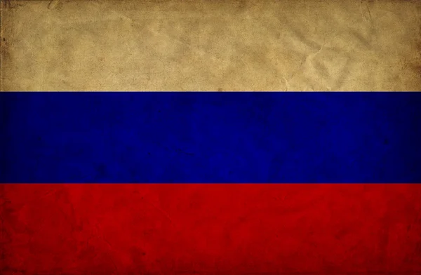 Rusya grunge bayrağı — Stok fotoğraf