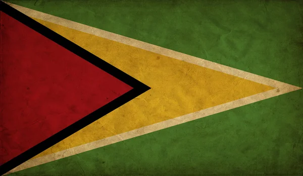Grunge σημαία της Γουιάνας — Φωτογραφία Αρχείου