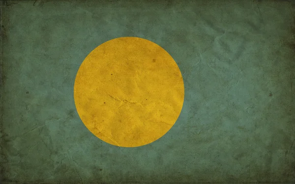 Palau Grunge Flagge — Stockfoto