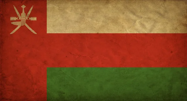 Flaga ilustracja Oman — Zdjęcie stockowe