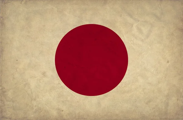 Giappone bandiera grunge — Foto Stock