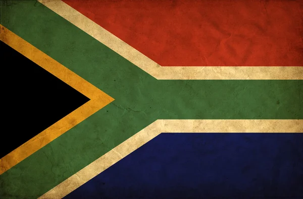 stock image South Africa grunge flag