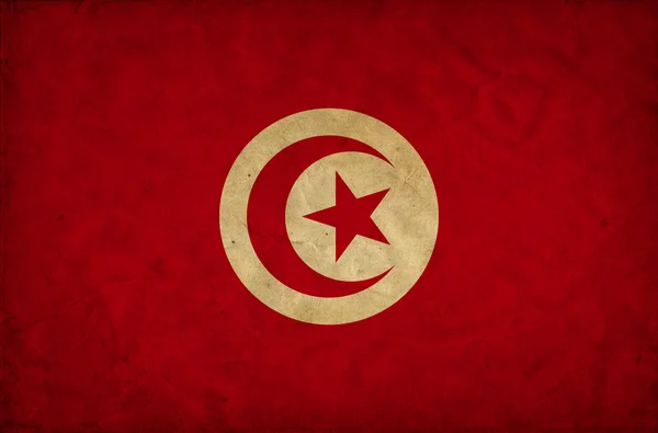 Tunisia grunge flag — Stock Photo, Image