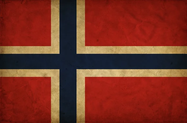 Norsko grunge vlajka — Stock fotografie