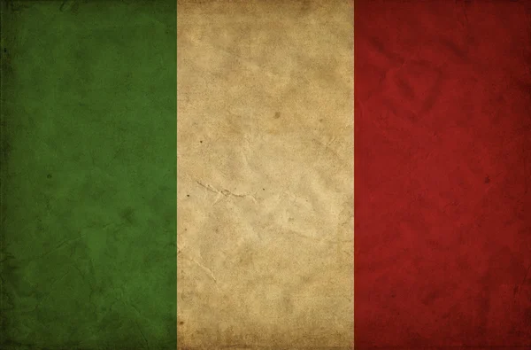 Vlajka Itálie grunge — Stock fotografie