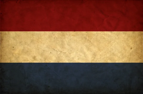 Bandeira grunge dos Países Baixos — Fotografia de Stock