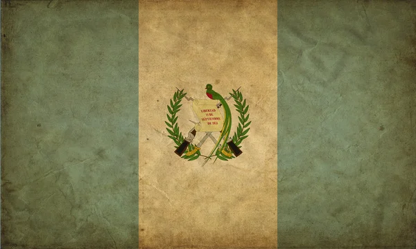 Bandera grunge Guatemala — Foto de Stock